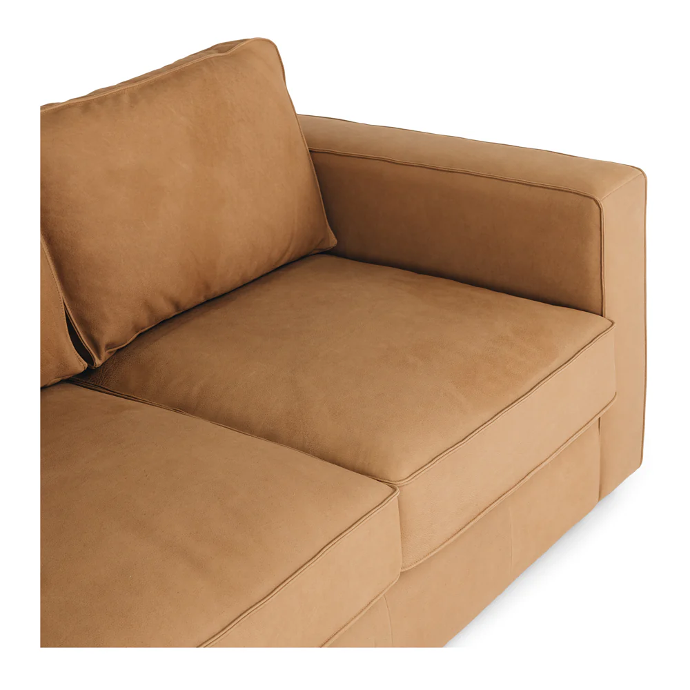 MAURY 3 SEATER - TOBACCO BROWN LEATHER - Image 4