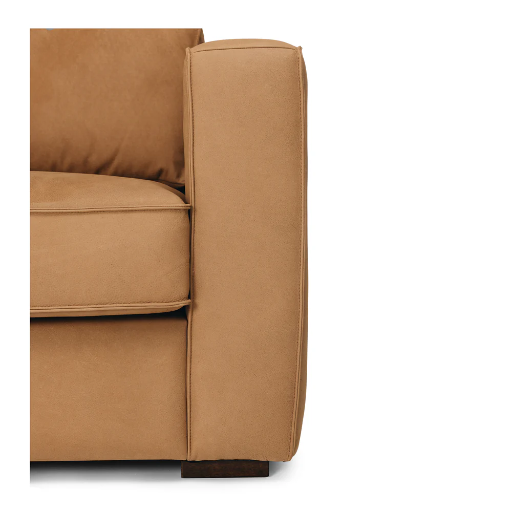 MAURY 3 SEATER - TOBACCO BROWN LEATHER - Image 6