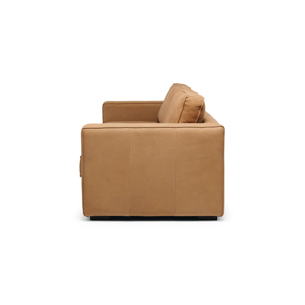 MAURY 3 SEATER - TOBACCO BROWN LEATHER - Image 7