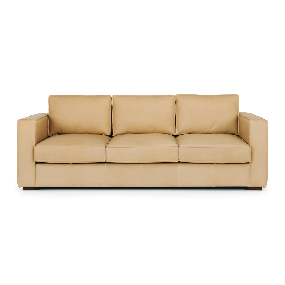 MAURY 3 SEATER - ECRU LEATHER