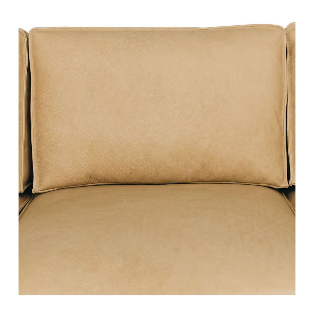MAURY 3 SEATER - ECRU LEATHER - Image 4