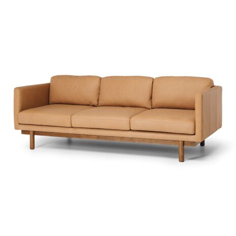 STRADA 3 SEATER - TAN LEATHER - Image 4