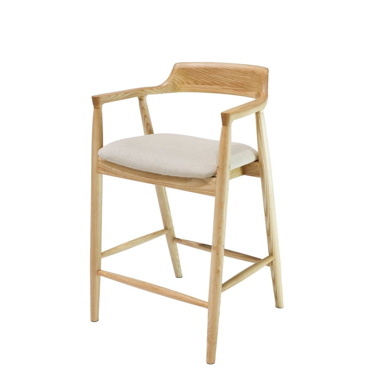 EALING BARSTOOL - NATURAL LINEN
