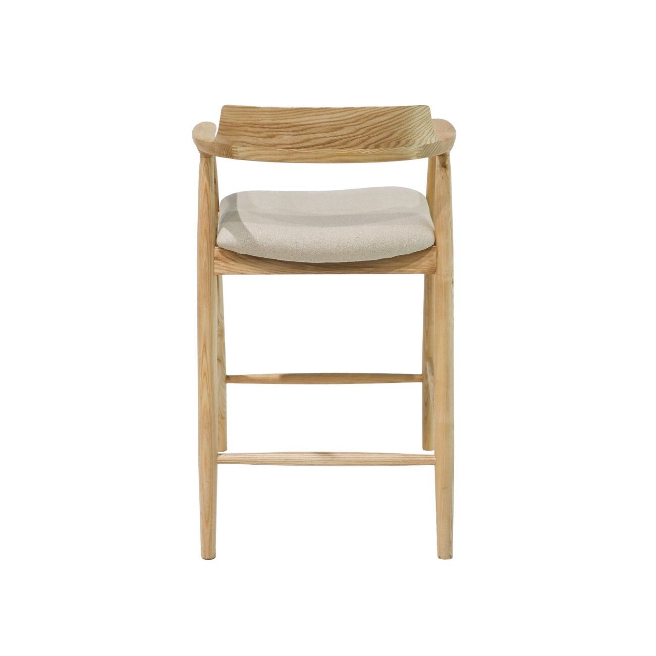 EALING BARSTOOL - NATURAL LINEN - Image 3