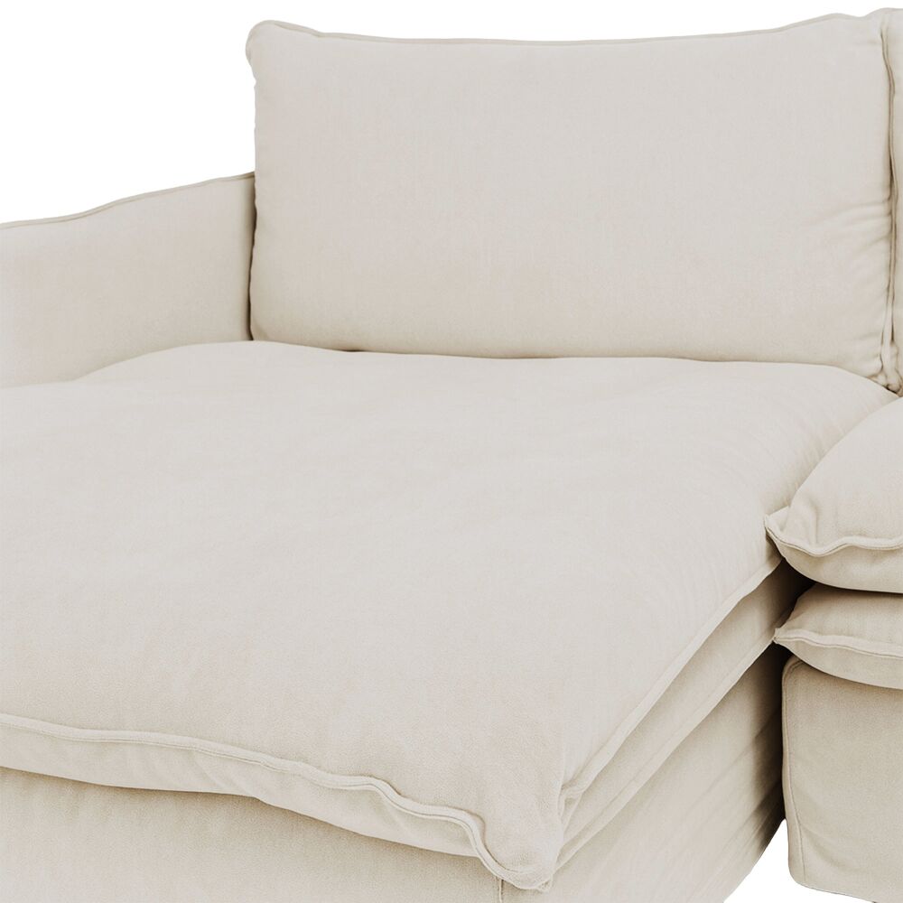 HAMILTON 3 SEATER CHAISE SLIP COVER SOFA (RHF) (LHF) - 3 COLOURS - Image 11